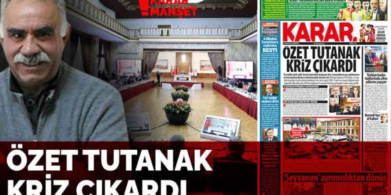 Özet tutanak kriz çıkardı