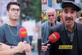 Sokak röportajında şiir okudu, muhabiriyle birlikte tutuklandı