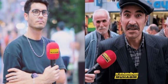 Sokak röportajında şiir okudu, muhabiriyle birlikte tutuklandı