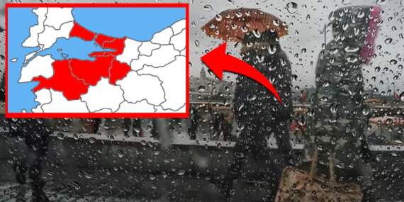 İstanbul, Bursa, Kocaeli, Yalova, Bilecik, Balıkesir… Pazar günü planınız alt üst olabilir: Kuvvetli sağanak geliyor
