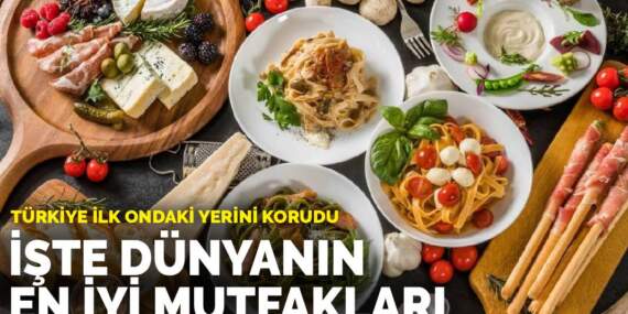 Türkiye ilk ondaki yerini korudu: İşte dünyanın en iyi mutfakları