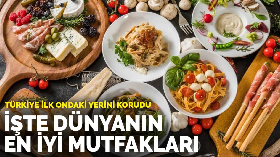 Türkiye ilk ondaki yerini korudu: İşte dünyanın en iyi mutfakları