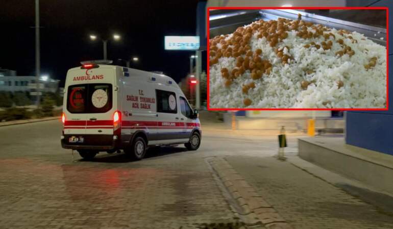 Yine bir gıda zehirlenmesi daha! 30 işçi hastanelik oldu: Sebebi tavuk pilav