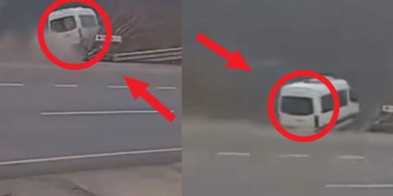 Tarım işçilerini taşıyan minibüs şarampole yuvarlandı! O kazaya ait görüntüler ortaya çıktı