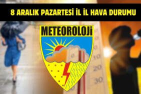 Meteoroloji’den yeni uyarı geldi! Tüm Türkiye’yi yakından ilgilendiriyor: İşte 8 Aralık il il hava durumu