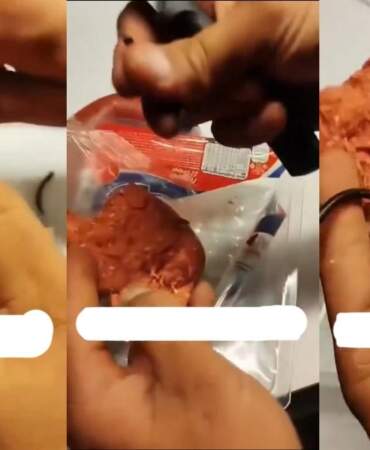 Marketten aldığı sucuğu açınca şok yaşadı! Birinden değil ikisinden: Çıkan contayı gören inanamadı!