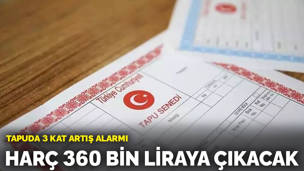 Ev sahipleri dikkat! 3 kat artış alarmı: Harç 360 bin liraya çıkacak