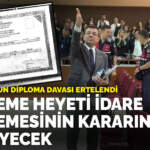 İmamoğlu’nun diploma davası ertelendi: Mahkeme heyeti idare mahkemesinin kararını bekleyecek