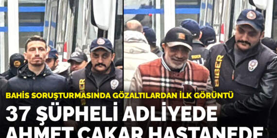Futbolda bahis soruşturmasında 38 kişi adliyede