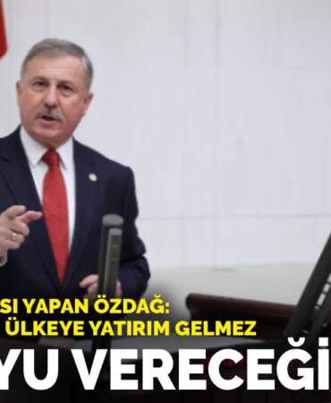 Bütçe konuşması yapan Özdağ: Hukuk olmayan ülkeye yatırım gelmez… Bütçeye ret oyu vereceğiz