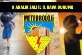 Meteoroloji’den yeni uyarı geldi! Tüm Türkiye’yi yakından ilgilendiriyor: İşte 9 Aralık il il hava durumu