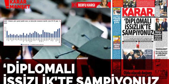 ‘Diplomalı işsizlik’te şampiyonuz