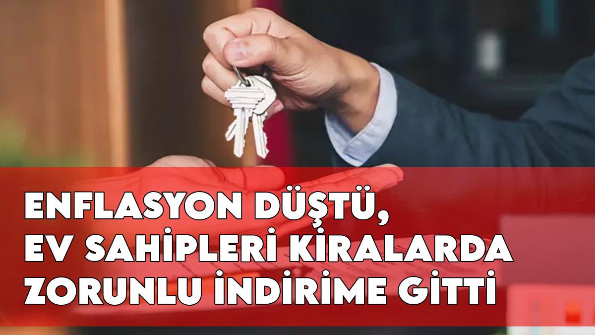 Türkiye’de hayal bile edilemiyor! Enflasyon düştü, ev sahipleri kiralarda zorunlu indirime gitti
