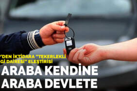 CHP’den iktidara “Tekerlekli vergi dairesi” eleştirisi: 1 araba kendine, 1 araba devlete