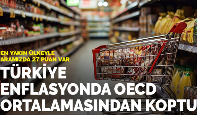 Türkiye enflasyonda OECD ortalamasından koptu