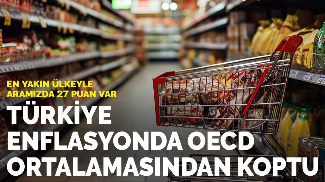 Türkiye enflasyonda OECD ortalamasından koptu