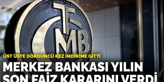 Son dakika! Merkez Bankası yılın son faiz kararını verdi