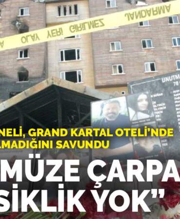 Bakanlık personeli, Grand Kartal Oteli’nde yangın ihlali olmadığını savundu: “Gözümüze çarpan bir eksiklik yok”