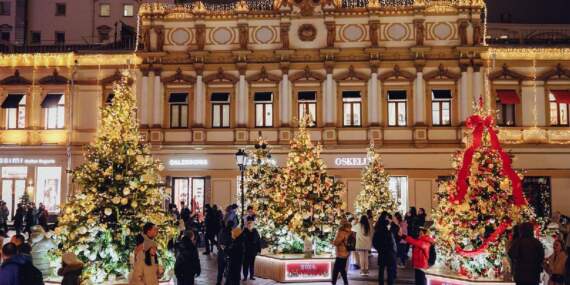 Moskova, Noel’e Yolculuk Festivali ile ziyaretçilerini bir kış masalına davet ediyor