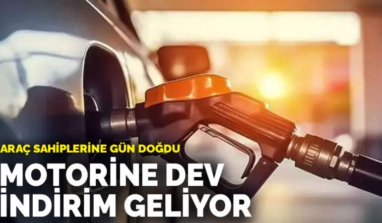 Araç sahiplerine gün doğdu: Motorine dev indirim geliyor, tabela o saatte değişecek