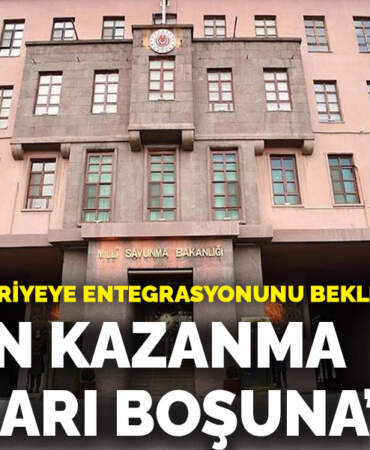 MSB’den SDG açıklaması: Zaman kazanma çabaları boşuna, Suriye’ye entegrasyonu zorunlu