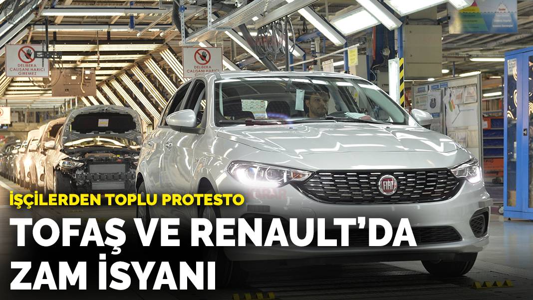 TOFAŞ ve Renault fabrikalarında protesto!