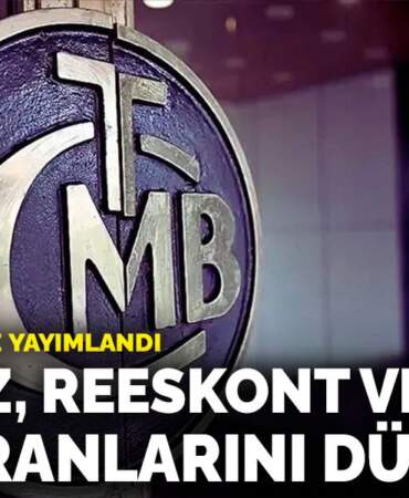 Merkez, reeskont ve avans faiz oranlarını düşürdü