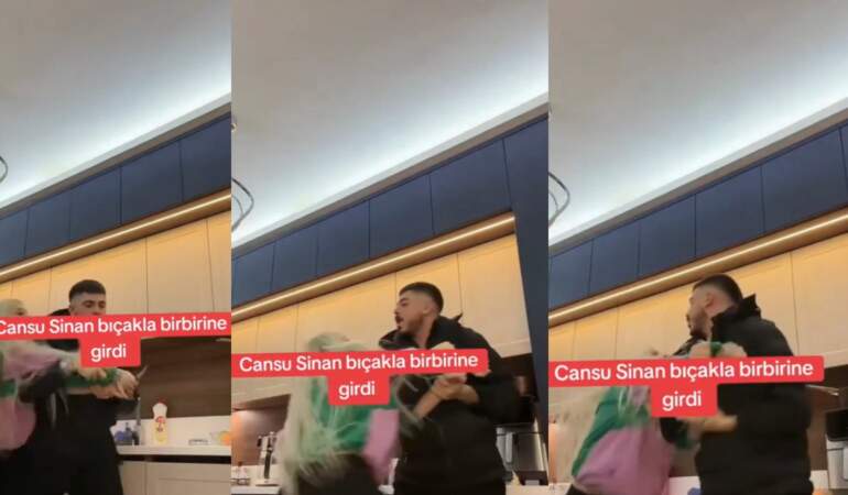 TikTok fenomenleri arasında bıçaklı kavga skandalı! Canlı yayında dehşet anları anbean kaydedildi