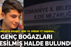 Mezarlıkta dehşet: Biri 19, diğeri 17 yaşında…! 2 genç boğazları kesilmiş halde bulundu