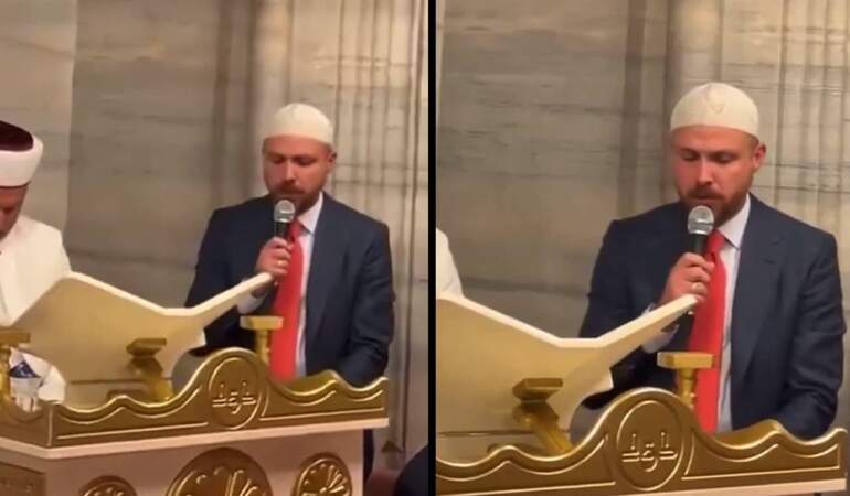 Şehzadebaşı Camii’nde anlamlı program: Bilal Erdoğan’dan Kur’an-ı Kerim tilaveti