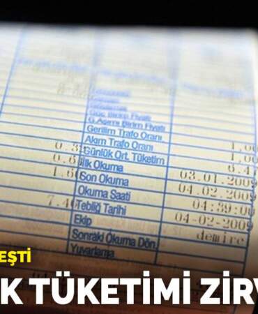 Bilançosu netleşti: Elektrik tüketimi zirve yaptı