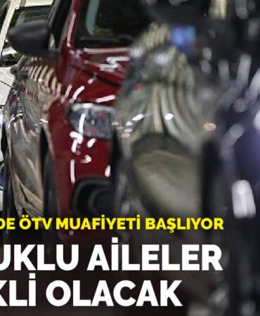 Yerli otomobilde ÖTV muafiyeti başlıyor: Üç çocuklu aileler öncelikli olacak