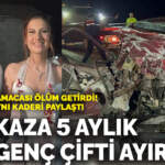 Polis kovalamacası ölüm getirdi! Feci kaza 5 aylık evli genç çifti ayırdı