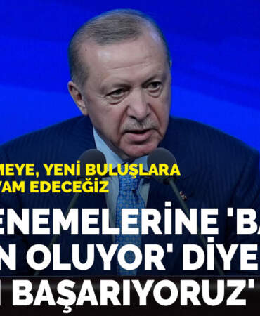 Erdoğan: Füze denemelerine ‘balıklar tedirgin oluyor’ diyen muhalefete rağmen başarıyoruz