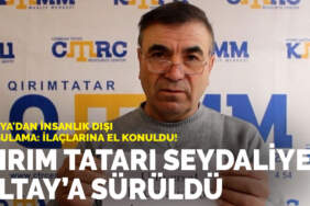 Rusya’dan insanlık dışı uygulama: İlaçlarına ve gözlüğüne el konuldu! Kırım Tatarı Seydaliye Altay’a sürüldü