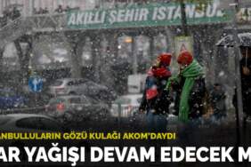 İstanbulluların gözü kulağı AKOM’daydı: Kar yağışı devam edecek mi?