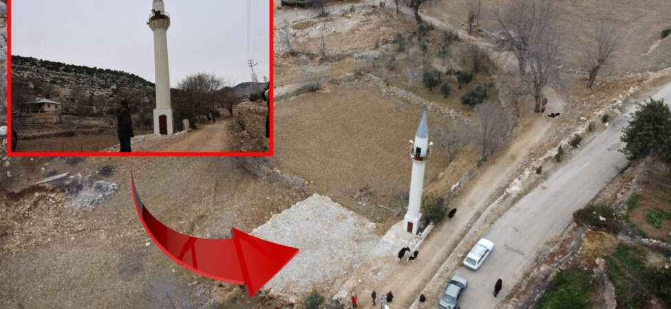 Böyle cami görülmedi! İmam, cemaat, minare var ama cami yok: Depremden kalan hasar