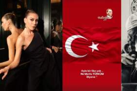 Sinem Kobal’dan iddialara sert yanıt! Türk bayrağı paylaştı “Öyle bir like yok” dedi