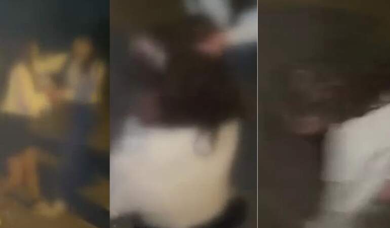 Adana’da genç kızların ‘erkek arkadaş’ kavgası kamerada: Yerden yere vurup darp ettiler!