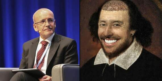 Mehmet Şimşek’ten esprili Shakespeare ve saç ekimi paylaşımı