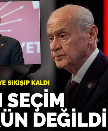 Bahçeli: CHP, 4 S’ye sıkışıp kaldı: Erken seçim mümkün değildir