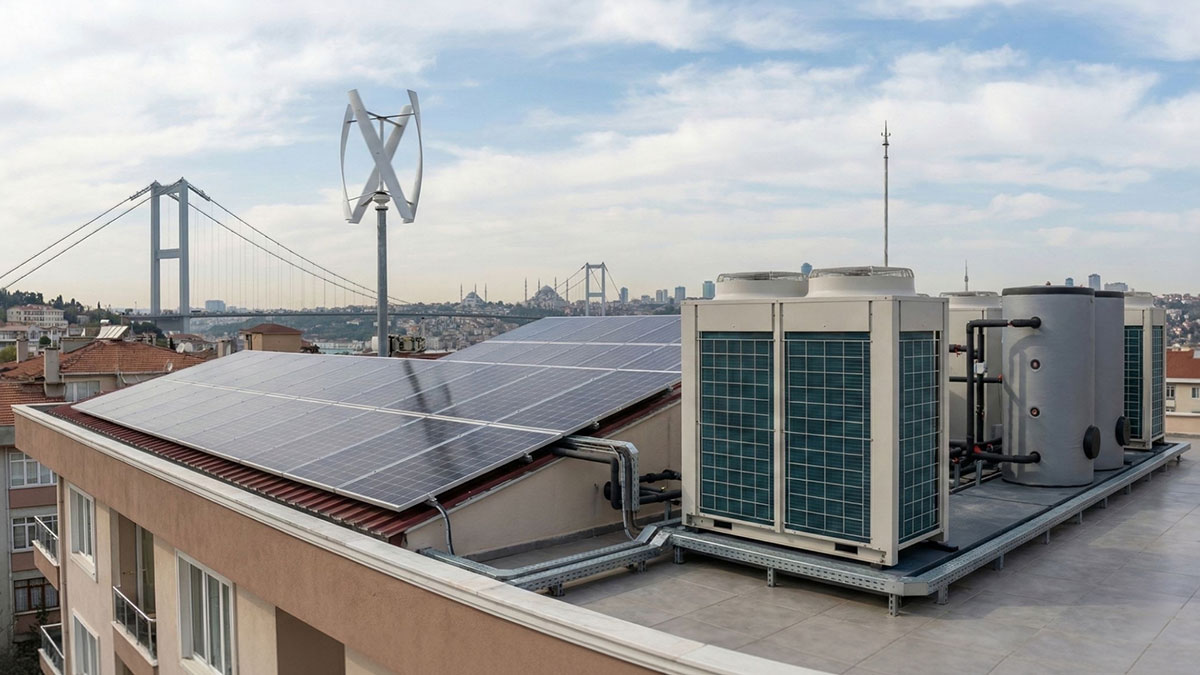 Hibrit enerji nedir? Güneş enerjisi ile ısınma verimli mi? Faturayı yarıya indiren teknoloji!