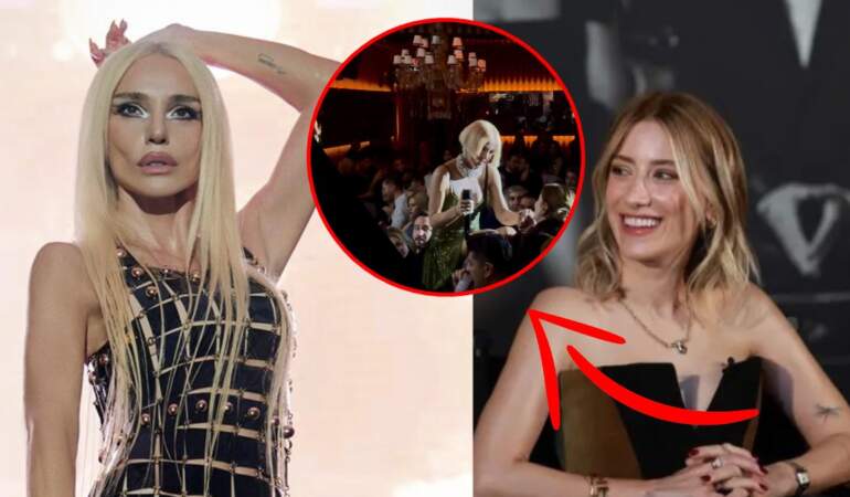 Hazal Kaya’dan şok eden hayranlık hareketi! Gülşen’in elini öpüp başına koydu