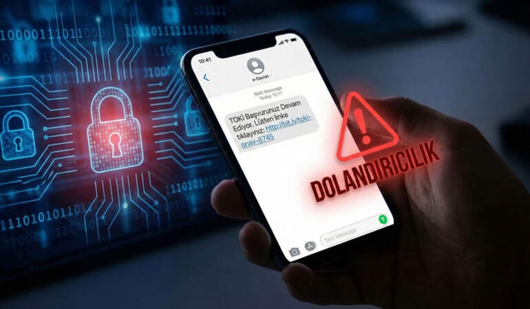 Telefona gelen TOKİ mesajlarına tıklamak güvenli mi? Sahte e-Devlet linki nasıl anlaşılır? Dolandırıcılar yeni yöntemi!