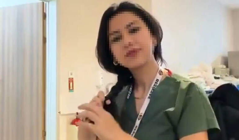 Saçını ördüğü için gözaltına alınan hemşire serbest