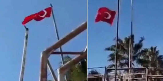 Türk bayrağı saldırısında 69 gözaltı, 8 tutuklama