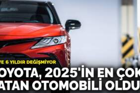 Zirve 6 yıldır değişmiyor: Toyota, 2025’in en çok satan otomobili oldu