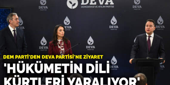 DEM Parti’den DEVA Partisi’ne ziyaret: ‘Hükümet sözcülerinin kullandığı dil Kürt halkını yaralıyor’