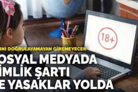Sosyal medyada kimlik şartı ve yasaklar yolda: Yaşını doğrulayamayan giremeyecek