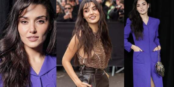 Paris’te Hande Erçel rüzgarı! Valentino Defilesinde dünyaca ünlü isimlerle yan yana: Sokakta ‘Hande Hande’ diye bağırdılar